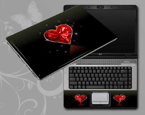 Love, heart of love Laptop decal Skin for ASUS R417MA-WX0059H 13748-64-Pattern ID:64