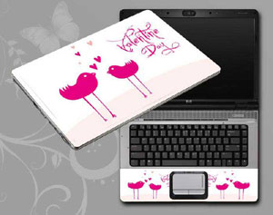 Love, heart of love Laptop decal Skin for TOSHIBA Qosmio X70-AST3GX2 9256-66-Pattern ID:66