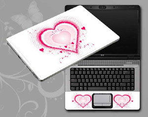 Love, heart of love Laptop decal Skin for ASUS X52F-X1 1209-73-Pattern ID:73