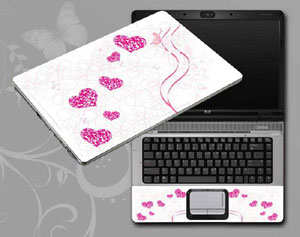 Love, heart of love Laptop decal Skin for HP Pavilion x360 13-u105nx 50295-80-Pattern ID:80