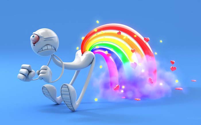 Cartoons, Monsters, Rainbows Mouse pad for LENOVO IdeaPad G580 