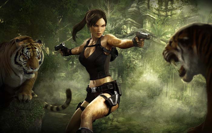 Game, Tomb Raider, Laura Crawford Mouse pad for DELL XPS 15-9560 