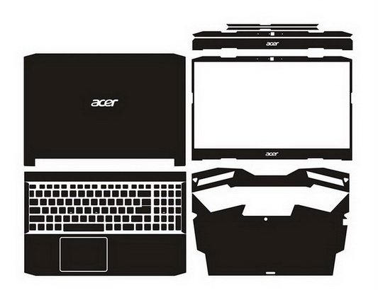 laptop skin Design schemes for ACER NITRO 5 AN515-55-59KS