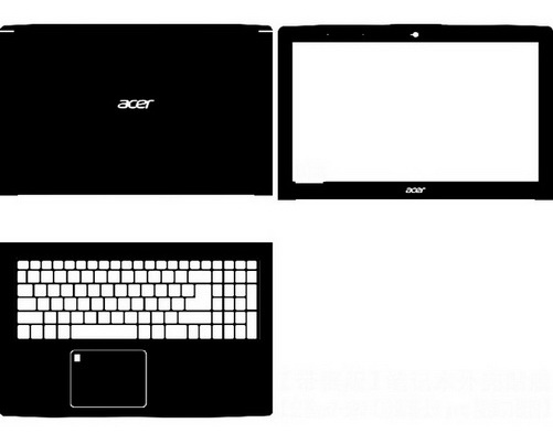 laptop skin Design schemes for ACER Aspire V15 Nitro VN7-593G-76SS