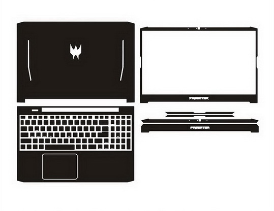 laptop skin Design schemes for ACER Predator Helios 300 Gaming Laptop - PH315-53-736J