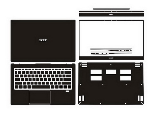 laptop skin Design schemes for ACER Swift 5 SF514-54GT-52ZJ