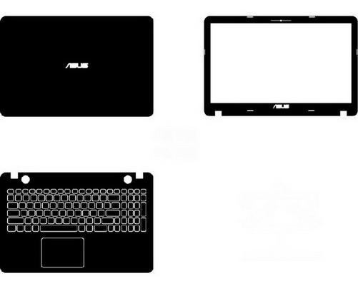 laptop skin Design schemes for ASUS F541