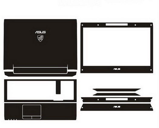 laptop skin Design schemes for ASUS G74SX-A2
