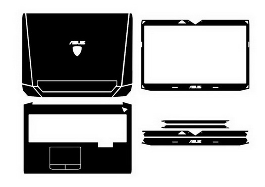 laptop skin Design schemes for ASUS G750JW- DB71