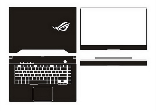 laptop skin Design schemes for ASUS ROG Zephyrus M GU502
