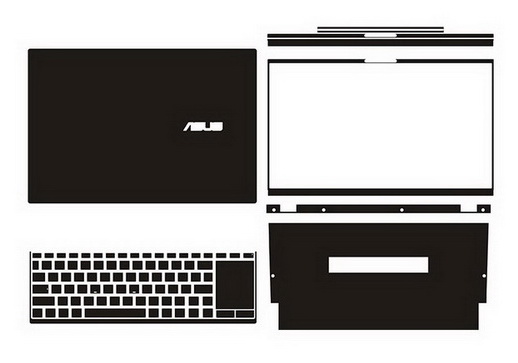 laptop skin Design schemes for ASUS ZenBook Duo UX481Fl-BM021T