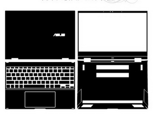 laptop skin Design schemes for ASUS ZenBook Flip 13 Ultra Slim Convertible Laptop UX363EA-DH51T