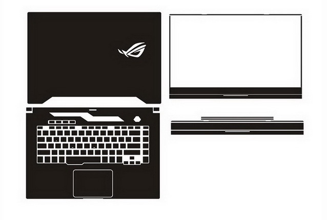 laptop skin Design schemes for ASUS ROG Zephyrus G15 (2020) Ultra Slim Gaming Laptop GA502IU-ES76