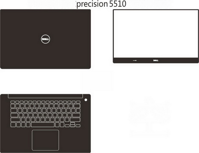 laptop skin Design schemes for DELL Precision 5510