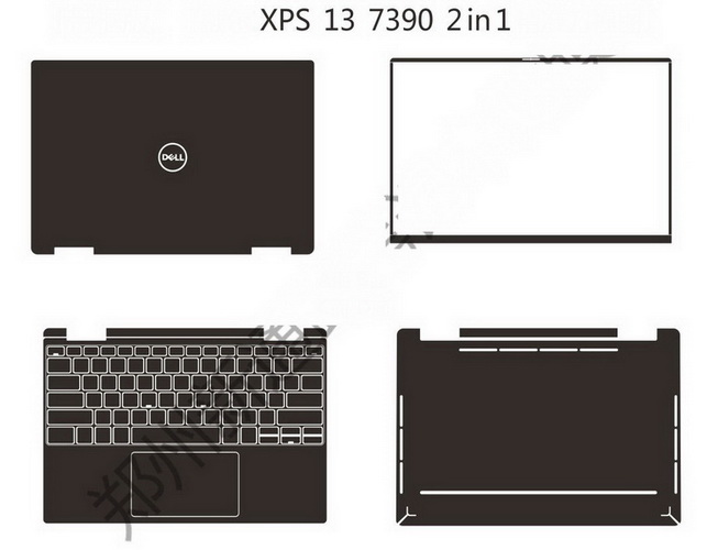 laptop skin Design schemes for DELL XPS 13 7390 2-in-1