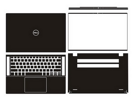 laptop skin Design schemes for DELL Inspiron 7400