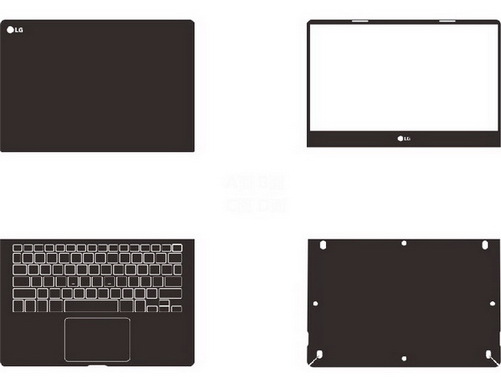 laptop skin Design schemes for LG gram 13Z970