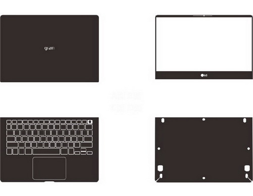 laptop skin Design schemes for LG Gram 13Z980