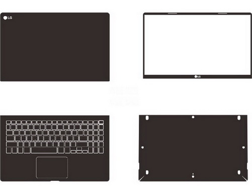 laptop skin Design schemes for LG gram 15Z970