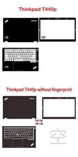 laptop skin Design schemes for LENOVO ThinkPad T440p
