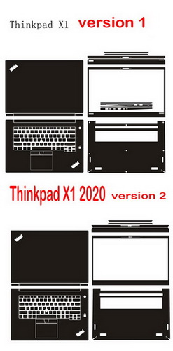 laptop skin Design schemes for LENOVO ThinkPad X1 Extreme Gen 3