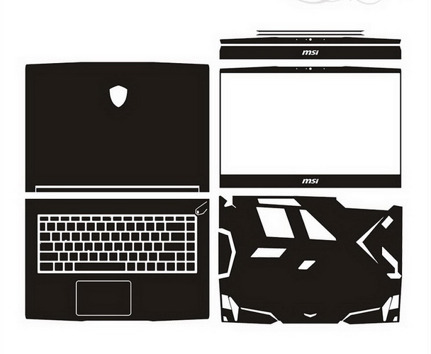 laptop skin Design schemes for MSI GF63 Thin 9SCXR