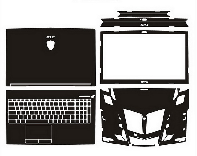laptop skin Design schemes for MSI GL63 8SDK