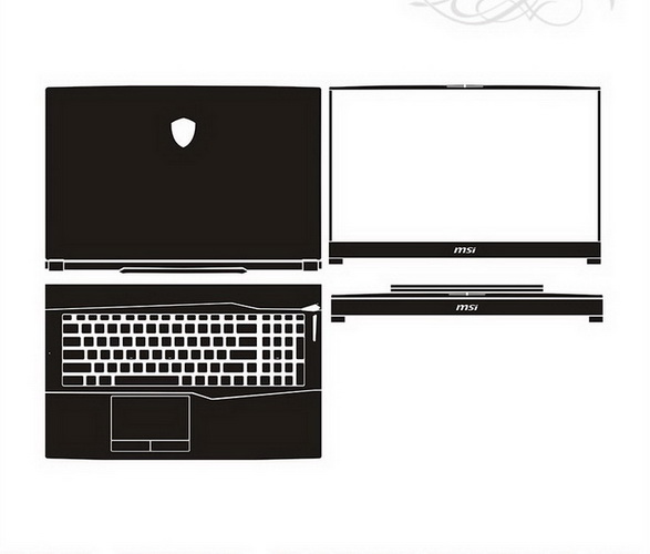 laptop skin Design schemes for MSI GL75 9SDK