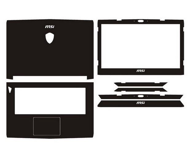 laptop skin Design schemes for MSI GS40 Phantom