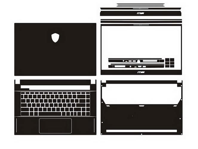 laptop skin Design schemes for MSI GS66 Stealth 10SE-044