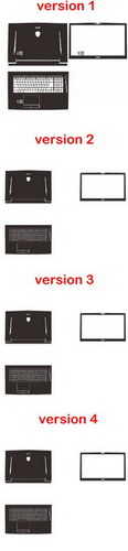 laptop skin Design schemes for MSI GT73VR 6RE TITAN SLI