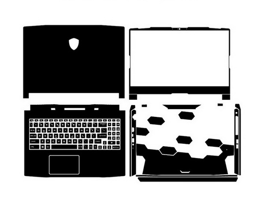 laptop skin Design schemes for MSI Katana GF66 12UGSK-831