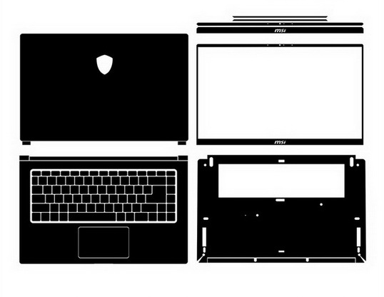 laptop skin Design schemes for MSI Modern 15 B12HW