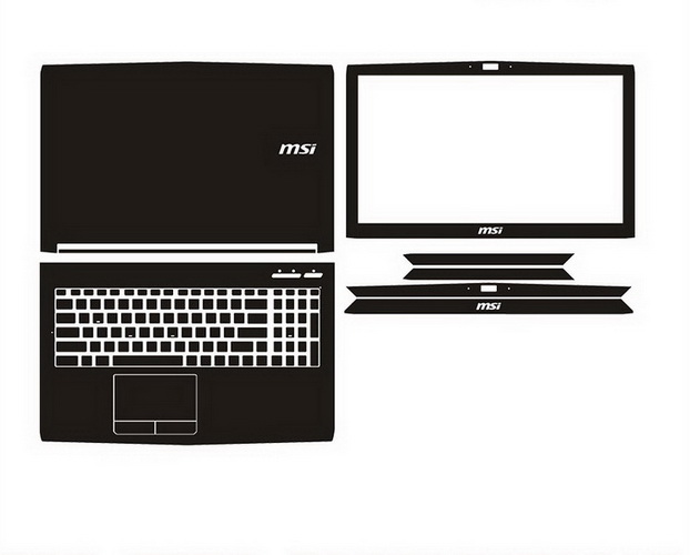 laptop skin Design schemes for MSI PE60 7RD-059
