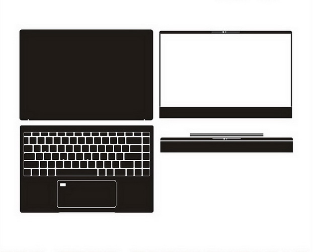 laptop skin Design schemes for MSI Prestige 14 EVO A11M-286