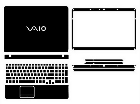 laptop skin Design schemes for SONY VAIO EL Series