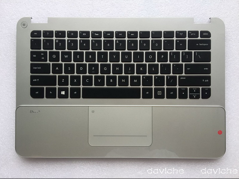New for HP Envy 14-3000 Spectre Palmrest w/TouchPad Keyboard 698632-001 