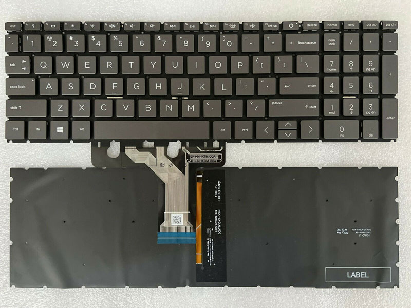 US Black Backlit Keyboard for HP PAVILION 15-EG 15-EG0015CL 15-EG0097NR 15-eh 15-er Pavilion 17-cn 