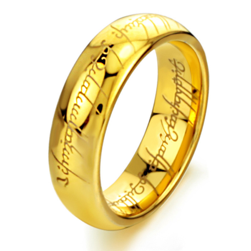 Titanium Steel magic Ring lord of the Ring King men and women tail ring personality domineering fashion