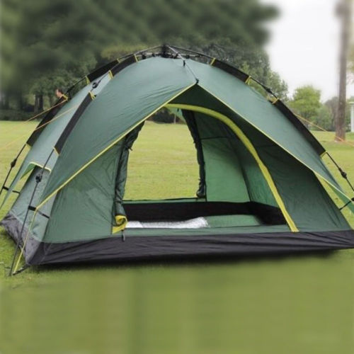 Waterproof 3-4 Persons Camping Tent Double layer Hiking Instant Family