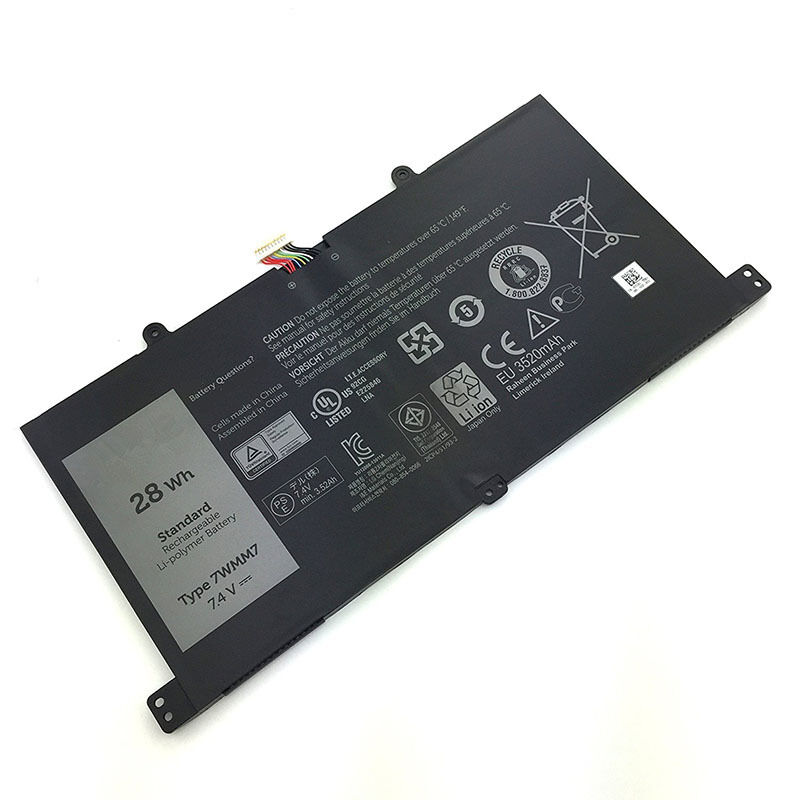 28Wh 7WMM7 Battery For Dell Venue 11 Pro Keyboard Dock D1R74 CFC6C D1R74 7.4V