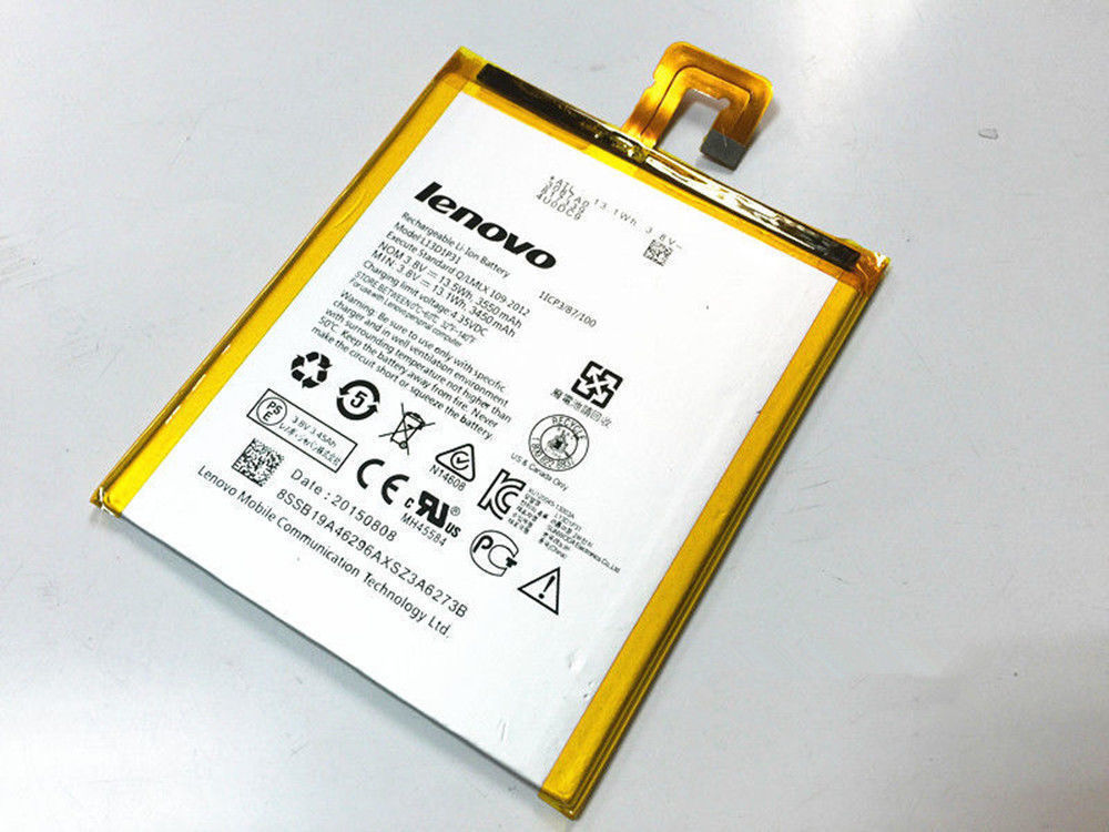 Genuine Lenovo L13D1P31 Battery For LePad S5000 S5000H Tablet PC 3.8V 3550mAh