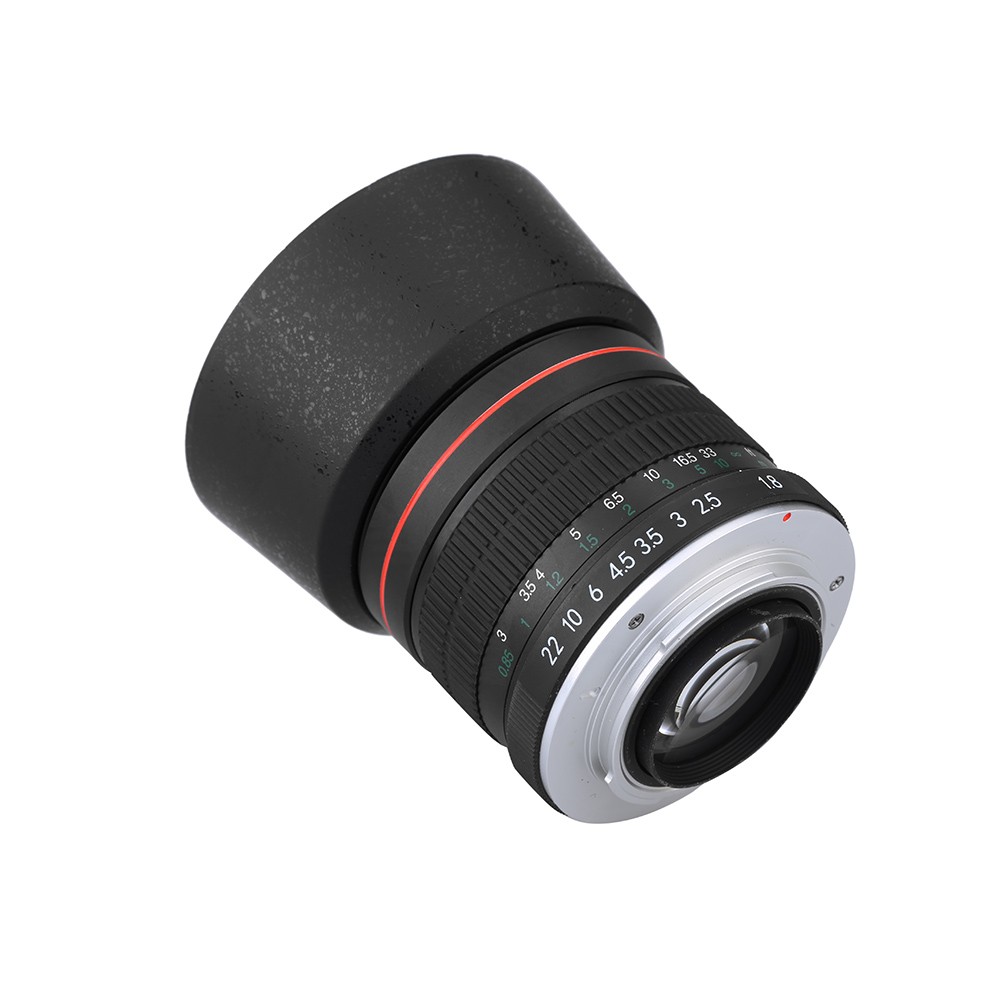 Lightdow 85mm F1.8-F22 Manual Focus Portrait Lens Camera Lens for Canon EOS 550D 600D 700D 5D 6D 7D 60D DSLR Cameras