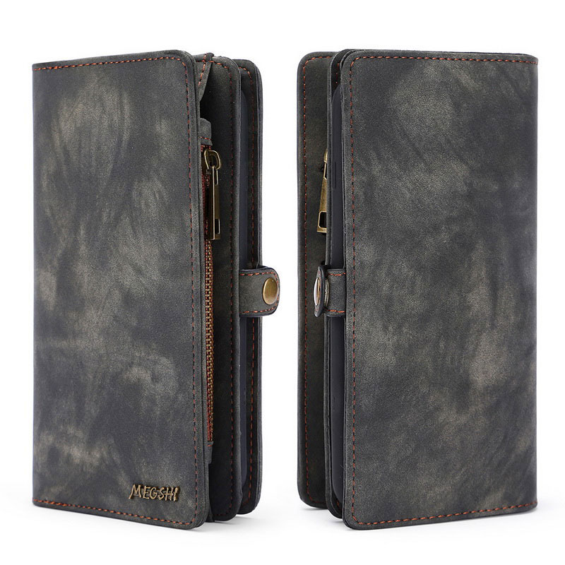 Mobile cell phone case cover for SAMSUNG Galaxy Note 9 Wallet Leather Buckle flip cover adsorption handbag 