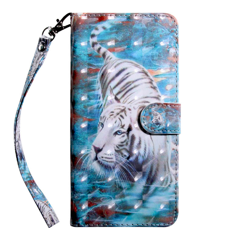 Mobile cell phone case cover for LG K8 2017 Shockproof Cartoon PU Leather Wallet Flip Case 