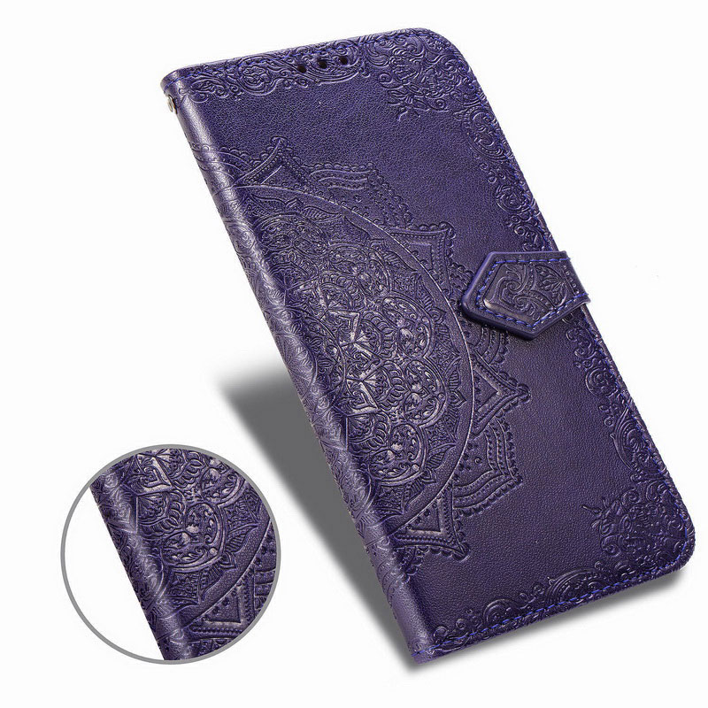 Mobile cell phone case cover for LG K20 2019 Shockproof PU Leather Wallet Flip Case 