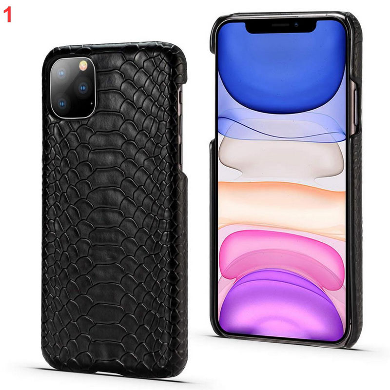 Leather PU Phone Case For iPhone 7 Plus Snakeskin Pattern Back Cover For iPhone 11 ProMax 11 Pro 11 XSMAX XR XS X 8 7 6 6S Plus