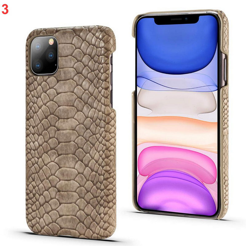 Leather PU Phone Case For iPhone 7 Plus Snakeskin Pattern Back Cover For iPhone 11 ProMax 11 Pro 11 XSMAX XR XS X 8 7 6 6S Plus