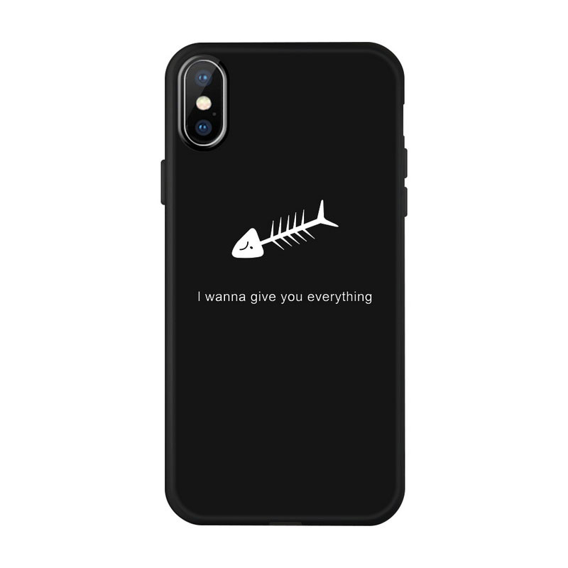 Mobile cell phone case cover for APPLE iPhone 11 Black fashion design Pattern Case
 