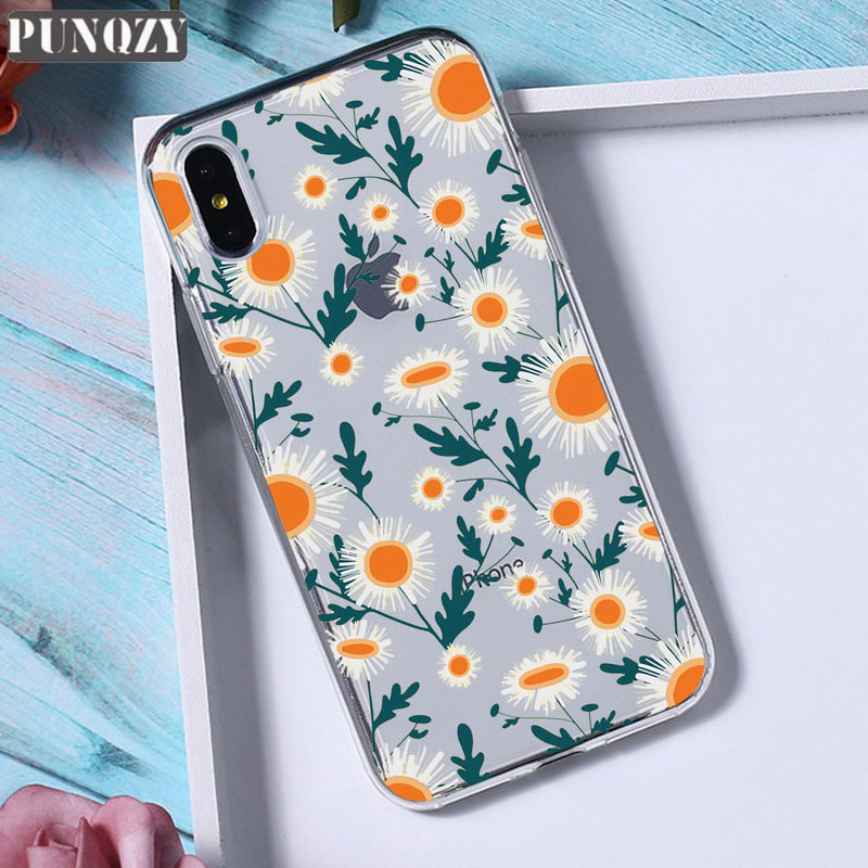 Mobile cell phone case cover for APPLE iPhone 4 Orange fall leaves fox autumn floral Patterned TPU Silicone 